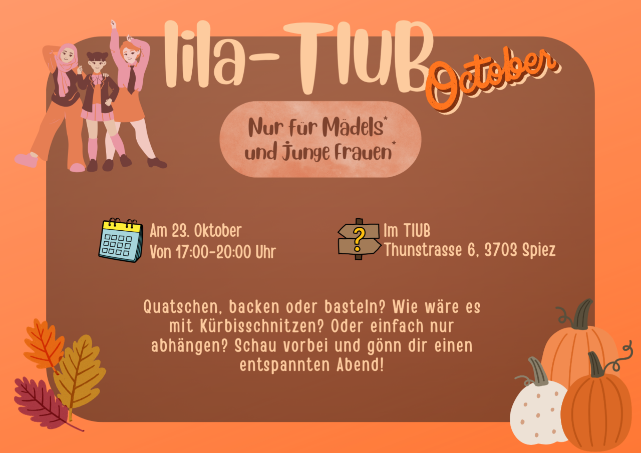 Lila-TIUB Oktober