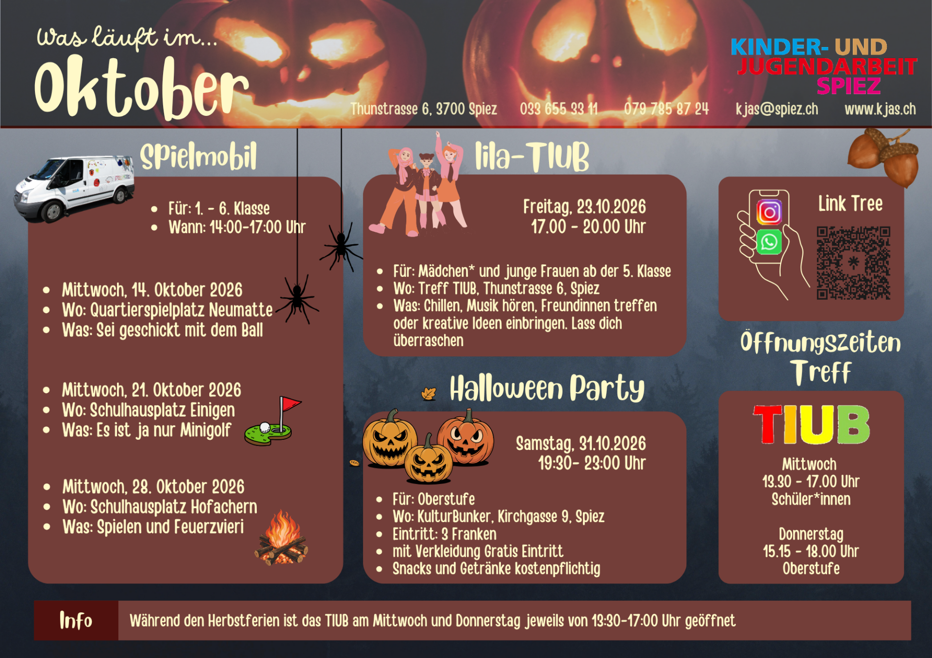 Programm Oktober